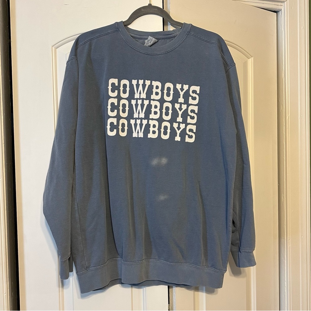 Comfort Colors Cowboys Sweatshirt